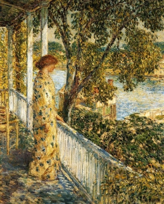 Childe Hassam 1859-1935 - American painter - The Impressionist Garden  (30) (1)